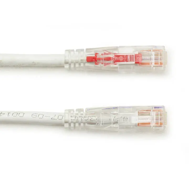 Lockable Cat 6 White Patch Cable – 3-Foot Shielded Ethernet Cord For Clean Installations 1