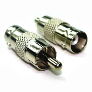 Low-Profile Bnc Female Jack To Rca Male Plug Converter 1