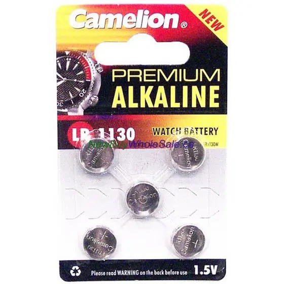 Lr1130 (Ag10) Alkaline Button Cell, 1.5V, 5-Pack – Direct Replacement For Ag10 1