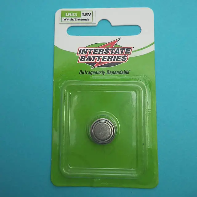 Lr43 Alkaline Button Cell (1.5V) – Compatible With 186, Lr1142, Rw84, And G12A 1