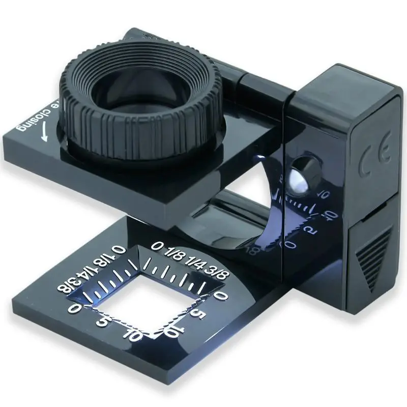 Lt-10 11.5X Focusable, Lighted Foldable Magnifier – 15Mm Lens With Travel Case 1