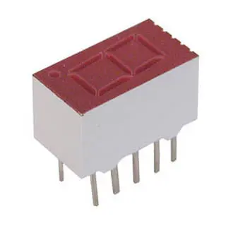 Lts-360R: Single-Digit Red 7-Segment Led Display – Common Anode, 9Mm Height 1