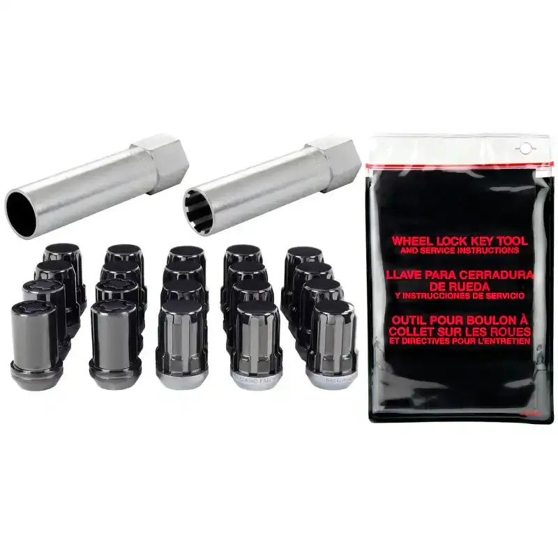 Mcgard 5-Lug Splinedrive Wheel Lock Kit – Black Cone Seat, M12X1.5 Thread, Includes Installation Tool 1