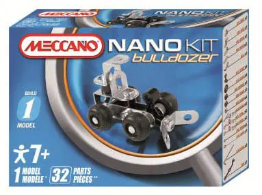 Meccano Nano Bulldozer Building Kit – 32-Piece Stem Toy For Kids 1