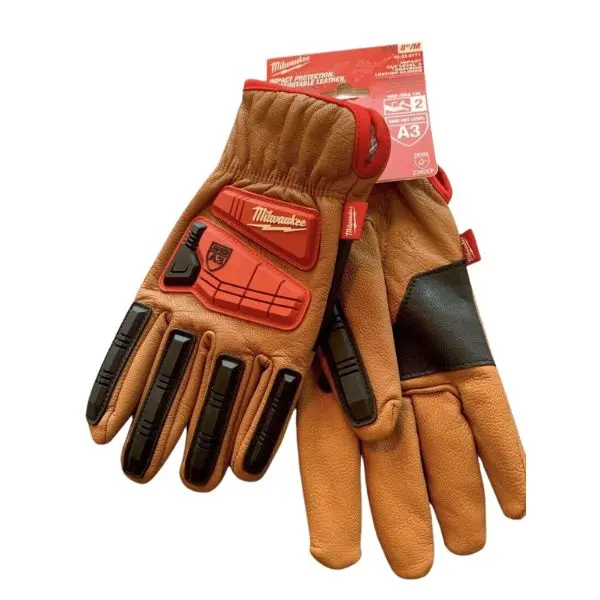 Medium Leather Safety Gloves – Impact-Resistant Design With Level 3 Cut Rating 1