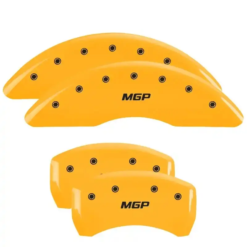 Mgp Engraved 4-Piston Caliper Covers For Kia – Yellow & Black Finish 1