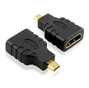 Micro Hdmi To Standard Hdmi Female-To-Male Adapter Cable 1