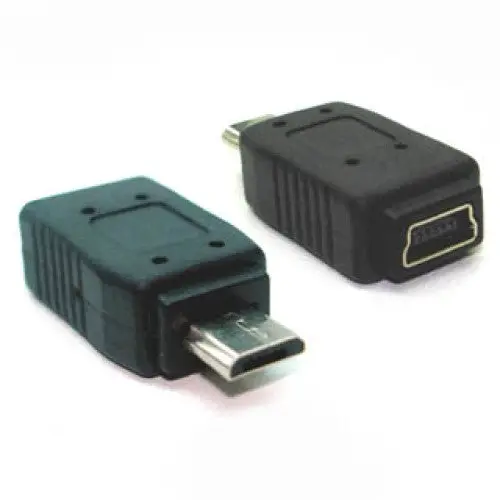 Micro-Usb Male To Mini-Usb-B Female Adapter 1