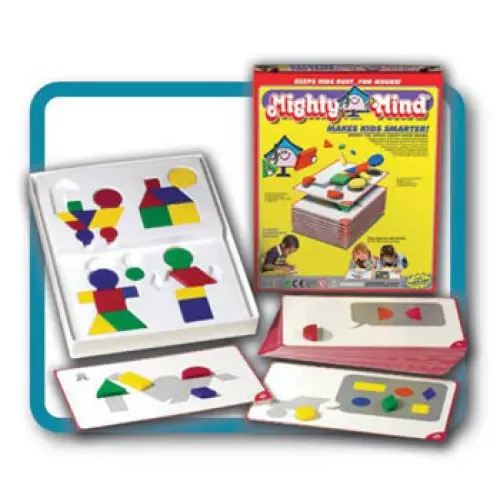 Mighty Minds Starter Kit – Introductory Spatial Reasoning Game With Colorful Tiles 1