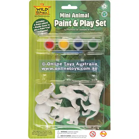 Mini Animal Paint-And-Play Art Set For Kids 1
