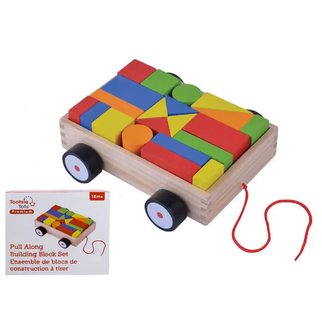 Mini Construction Block Set With Rolling Base – 22-Piece Play Kit 1