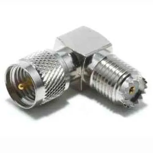 Mini Uhf Right-Angle Male-To-Female Adapter 1