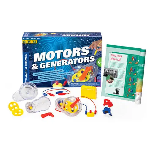 Motors & Generators Educational Kit – 25 Hands-On Experiments (Thk665036) 1