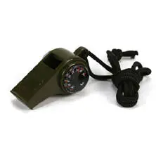 Multi-Function Outdoor Whistle Featuring Built-In Compass And Thermometer 1