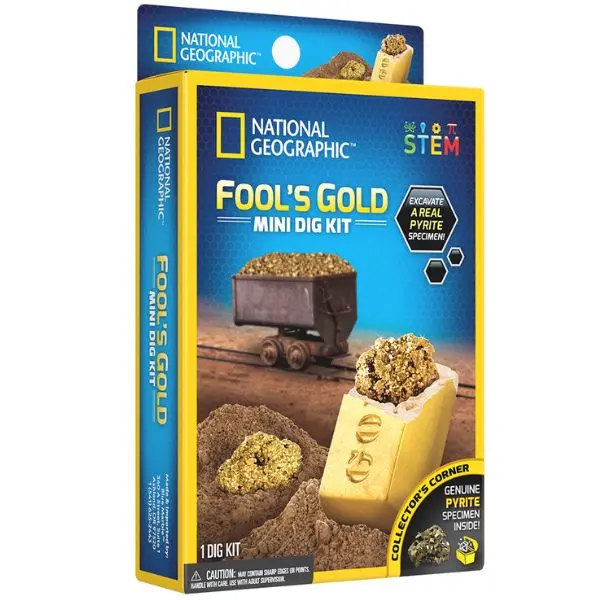 National Geographic Fool’S Gold Dig Kit – Mini Excavation Science Activity 1