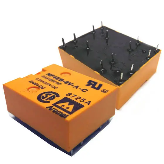 Nf4Eb-6V-A-C – 6V Dc Quad-Pole Double-Throw Signal Relay, 0.5A Per Pole 1