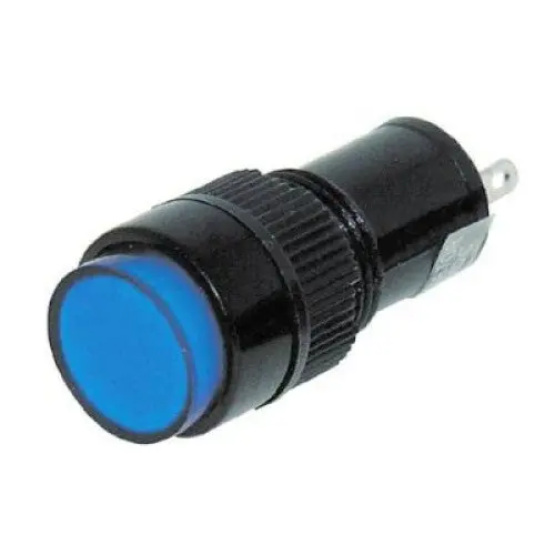 Nn10Cbl – 12V Blue Led Indicator, 9Mm Round Lens, Surface-Mount Tab 1