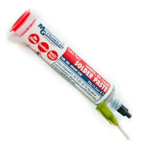 No-Clean 63/37 Tin-Lead Solder Paste – 35 G Syringe 1