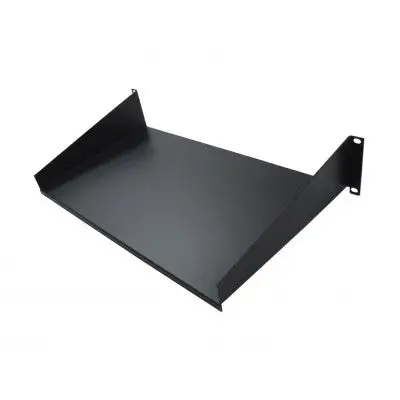 Non-Vented 2U Rackmount Shelf – 3.5" H × 10.5" D × 19" W – Cat105-2U10 1