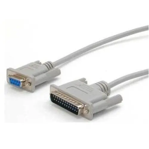 Null Modem Serial Cable – Db9 Female To Db25 Male, 10 Feet (3M) 1