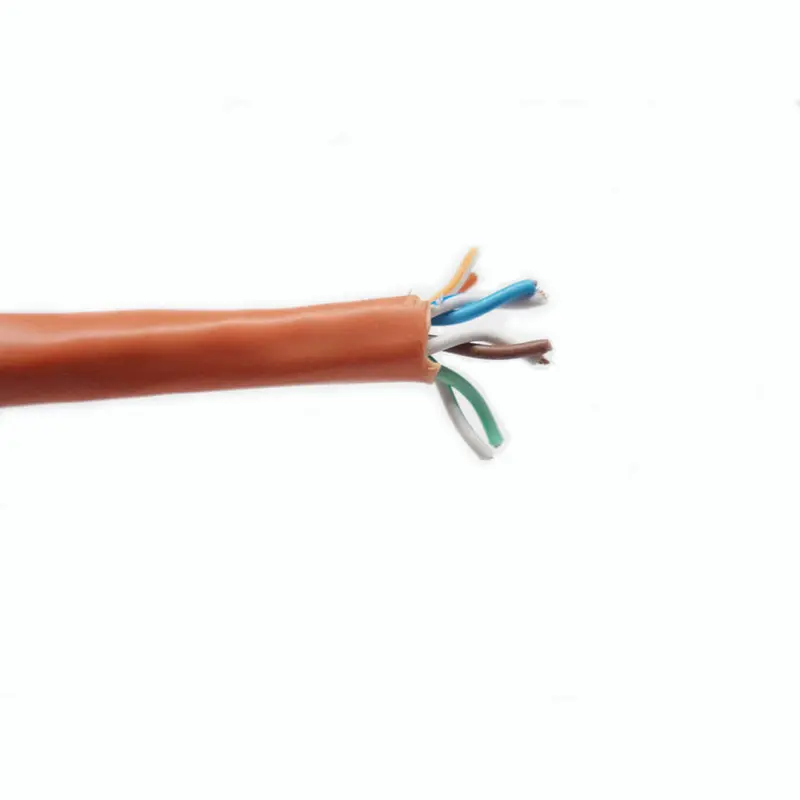 Orange Unshielded Cat 5E Ethernet Cable – 1000 Ft, Cm-Rated, Utp, 4-Pair, 24 Awg, 350 Mhz 1