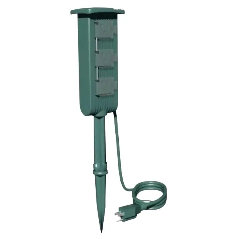 Outdoor-Grade Power Strip – 3-Outlet Grounded Surge-Protected Extension Cord (6Ft, Sjtw) 1