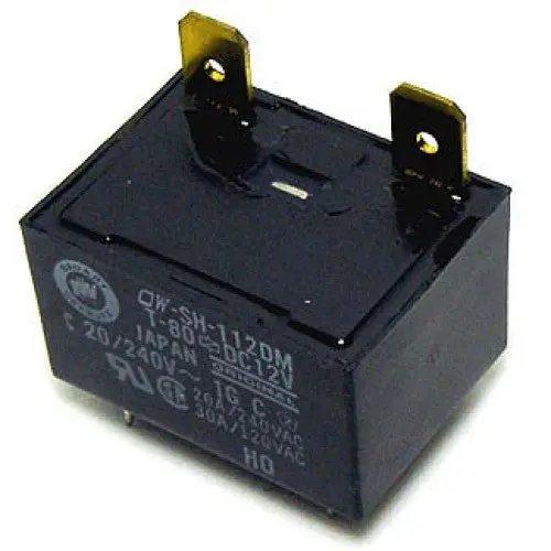 Ow-Sh-112Dm – 12V Dc Single-Pole Single-Throw Heavy-Duty Relay, 30A Switching Capacity 1