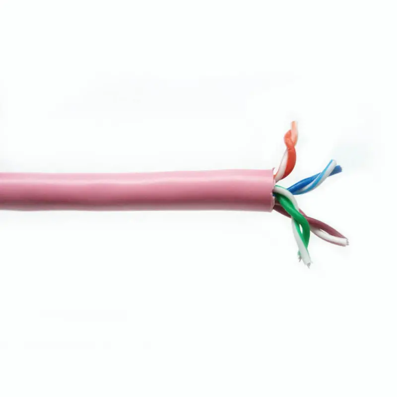 Pink Cat5E Ethernet Cable – Ft4 Rated, Unshielded Twisted Pair, 1000 Feet, 24 Awg, 350 Mhz 1