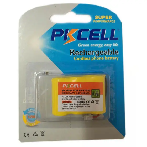 Pk-0054 Universal Ni-Cd Rechargeable Battery Pack – 3.6V, 400Mah, 3×2/3Aa Size With Universal Connector 1