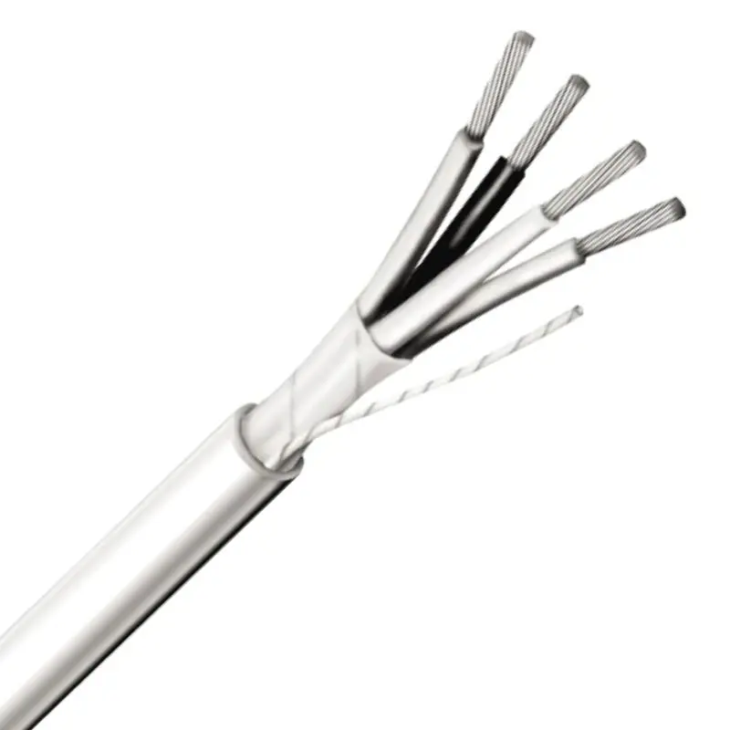 Plenum-Rated Control Cable – 3-Pair, 22 Awg, Foil & Braid, 1000 Ft, White, Ul Listed 1