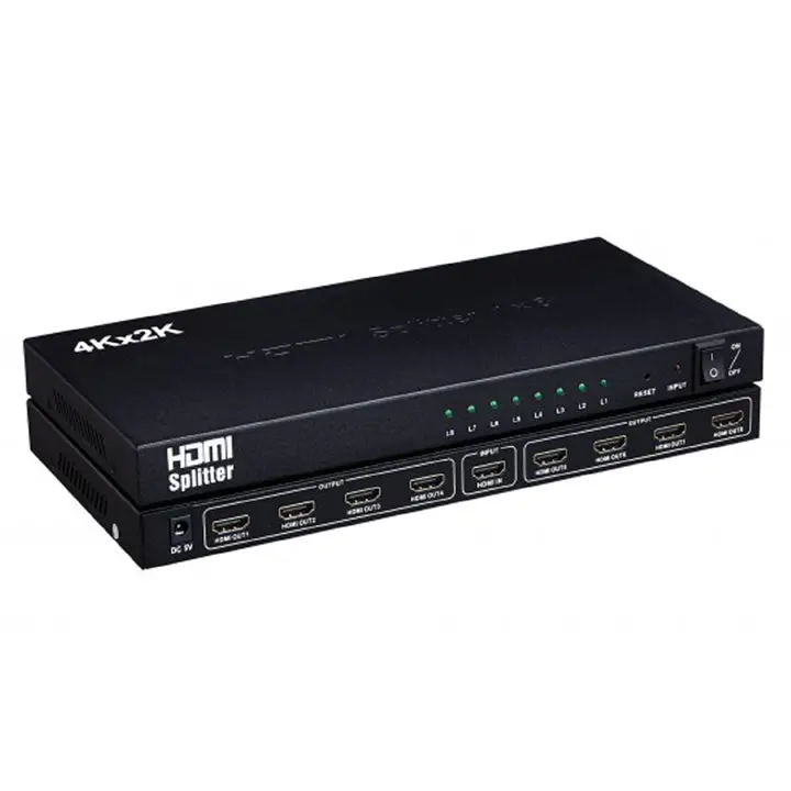 Powered Hdmi Splitter – 1 Input To 8 Outputs With Full 3D Support 1