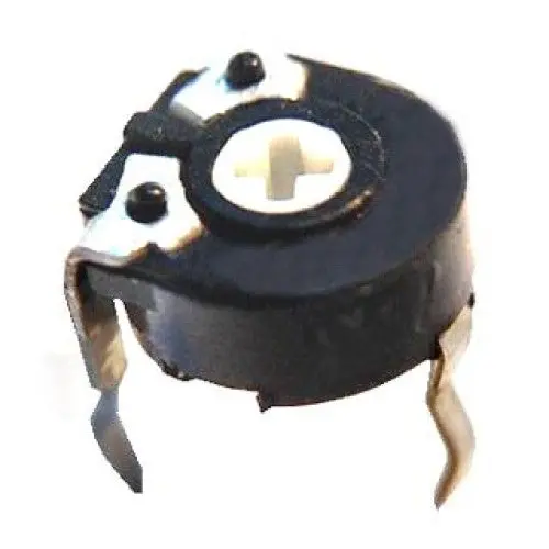 Pt10Lv-1K Through-Hole Trimpot – 1 Kω, 10Mm Round Shaft, Pack Of 2 1