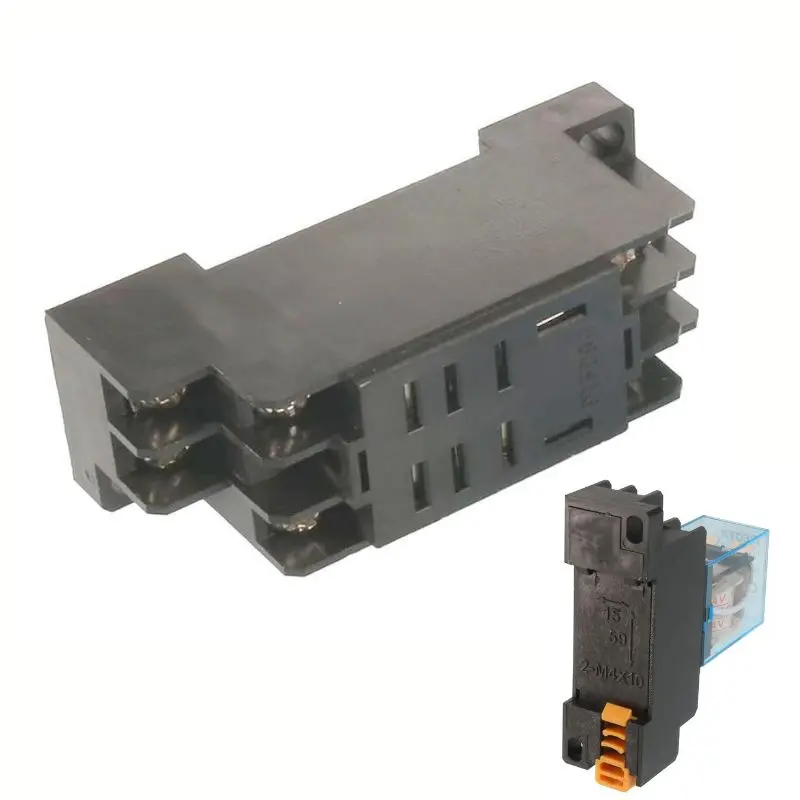 Ptf08A 8-Pin Square Relay Socket With Screw Terminals And Chassis Mount 1
