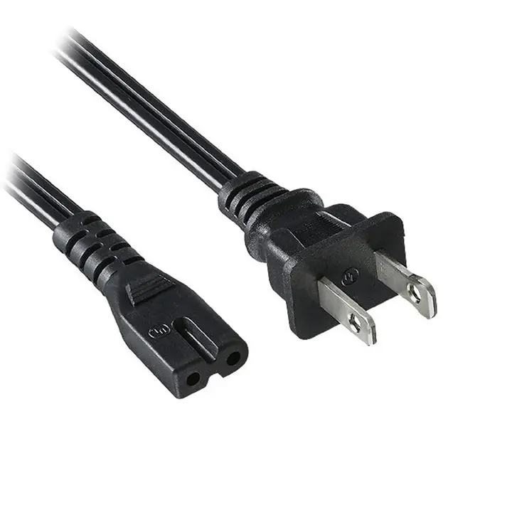 Pybj-1241 Polarized Cheater Cord – 15-Foot, 2/18 Gauge, Black Socket 1