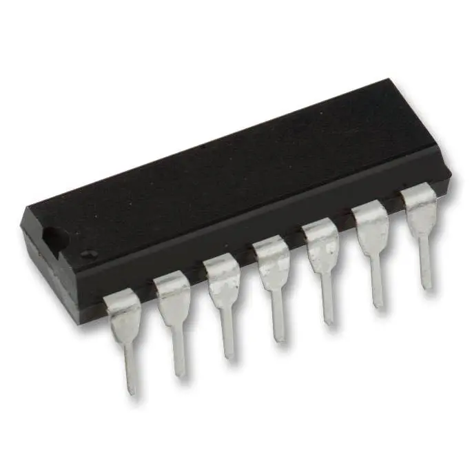 Quad High-Voltage Nand Gate Interface Ic – 2-Input, 14-Pin Dip (Pack Of 2) 1
