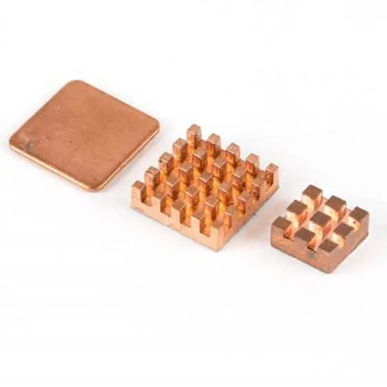 Raspberry Pi 3/4 Triple Heatsink Set – Compact 9×9×4Mm, Medium 14×14×4.5Mm, And Low-Profile 15×15×2Mm 1