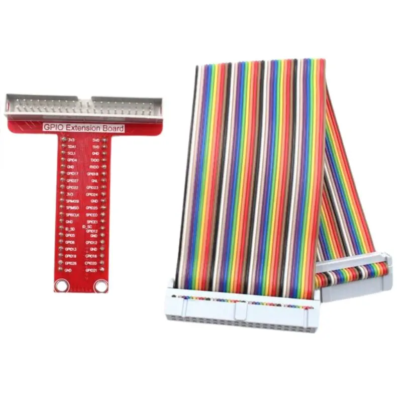 Raspberry Pi Gpio Extension Board For Pi 2/3 With 6-Inch 40-Pin Female-To-Female Ribbon Cable 1