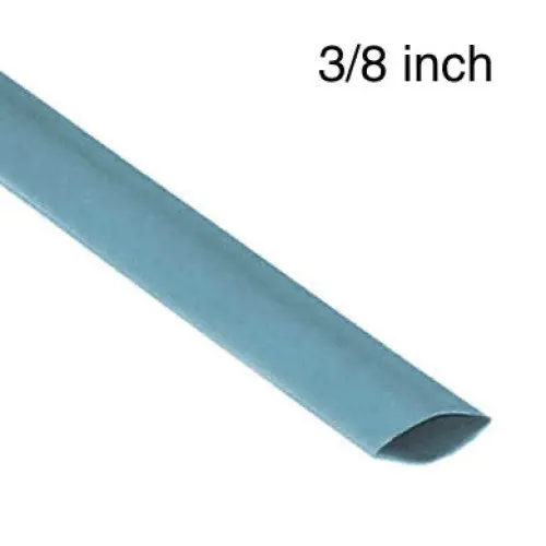 Raw304412 – 3/8" × 4 Ft Blue Adhesive Heat-Shrink Tubing – 3:1 Shrink Ratio, 600V, 125°C 1