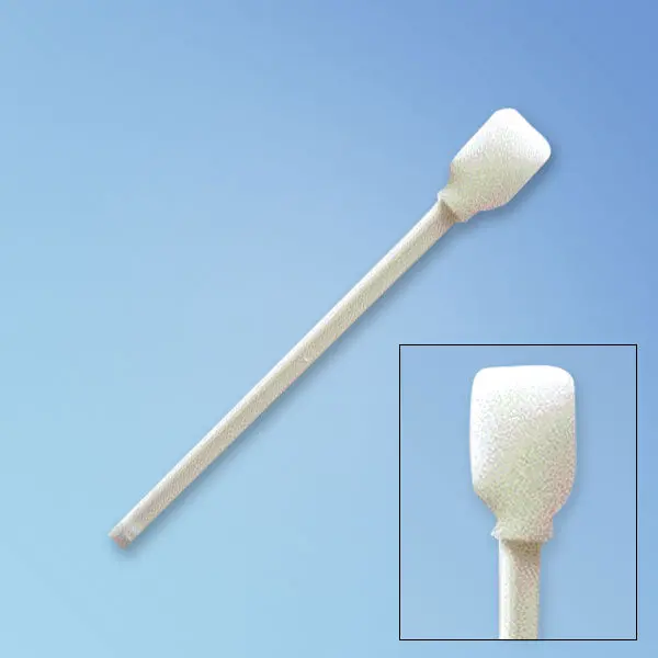 Rectangular Foam-Tipped Swabs For Precision Cleaning — 5-Inch Length, Pack Of 10 1