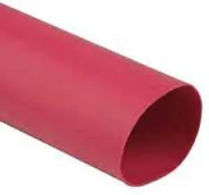 Red Heat-Shrink Tubing – 3 Inch × 4 Feet, 600V, 125°C 1