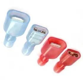 Red Quick-Connect Terminal – Male/Female Pair, 0.250", 22–16 Awg, 6.35×0.8Mm, Insulated (4-Pack) 1