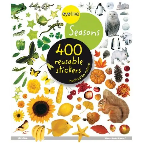 Reusable Sticker Collection Book – 400 Assorted Designs, Easy Peel-And-Stick Format 1