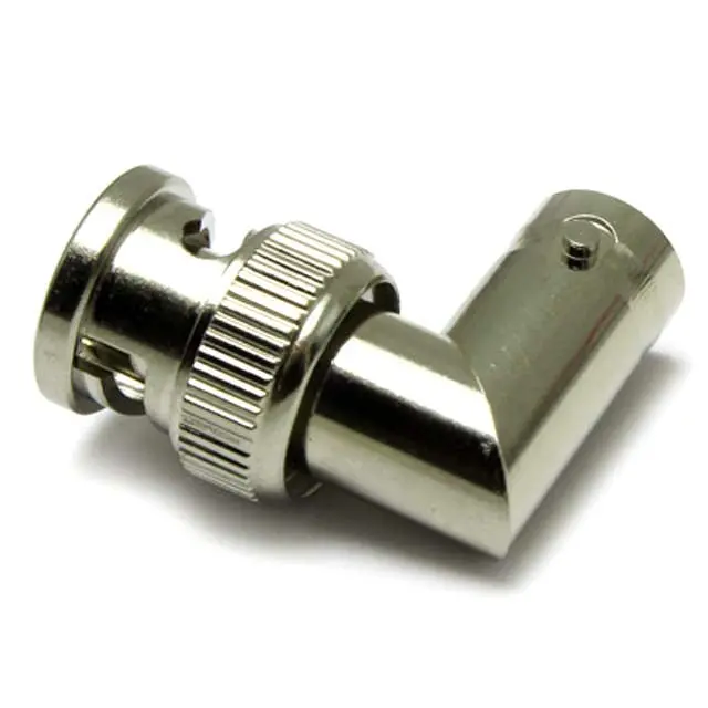 Right-Angle Bnc Adapter — Plug-To-Jack, 50 Ohm, Surface-Mount Compatible 1