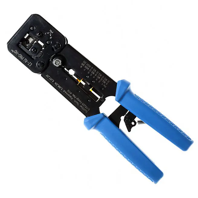 Rj45 And Rj11/Ez-Rj12 Crimping Tool With Integrated Wire Cutter And Stripper 1