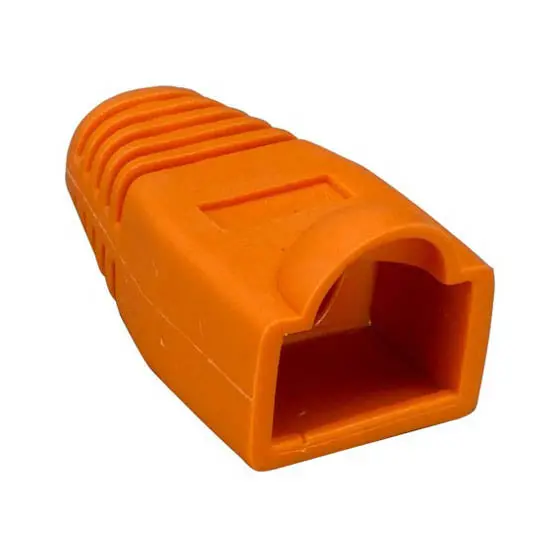 Rj45 Strain Relief Boot – Orange, Pack Of 5 1