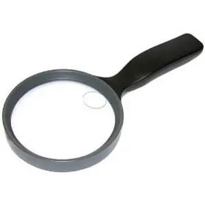 Rm-90 Rimless Handheld Magnifier — 2X Power With Protective Carrying Case 1