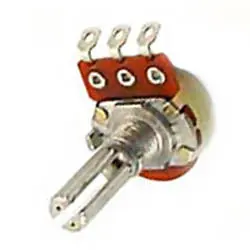 Rpa-10K-556 – 10Kω Linear Potentiometer, ¼" Round Shaft, 24Mm Panel Mount, 0.5W, Split Shaft Design 1