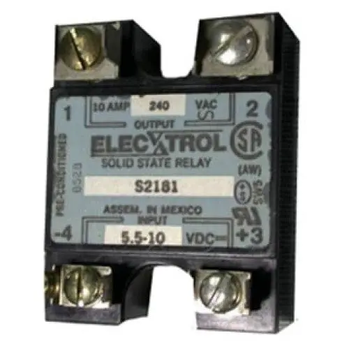 S2181 – Dc-Controlled Solid-State Relay, 5.5–10V Input, 10A/240Vac Output, Screw-Terminal Mounting 1