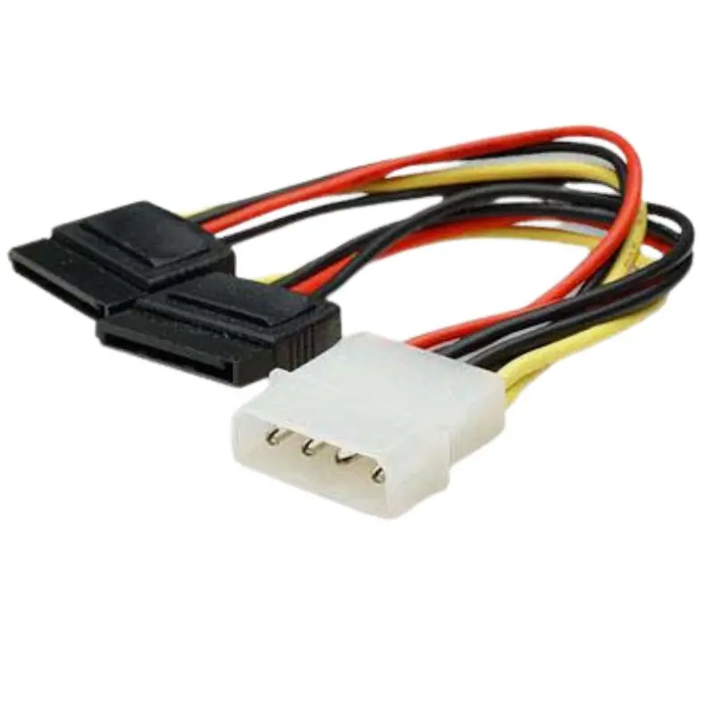 Sata Power Splitter Cable – Converts One 5.25" Drive Connector To Dual Sata Power Outputs 1