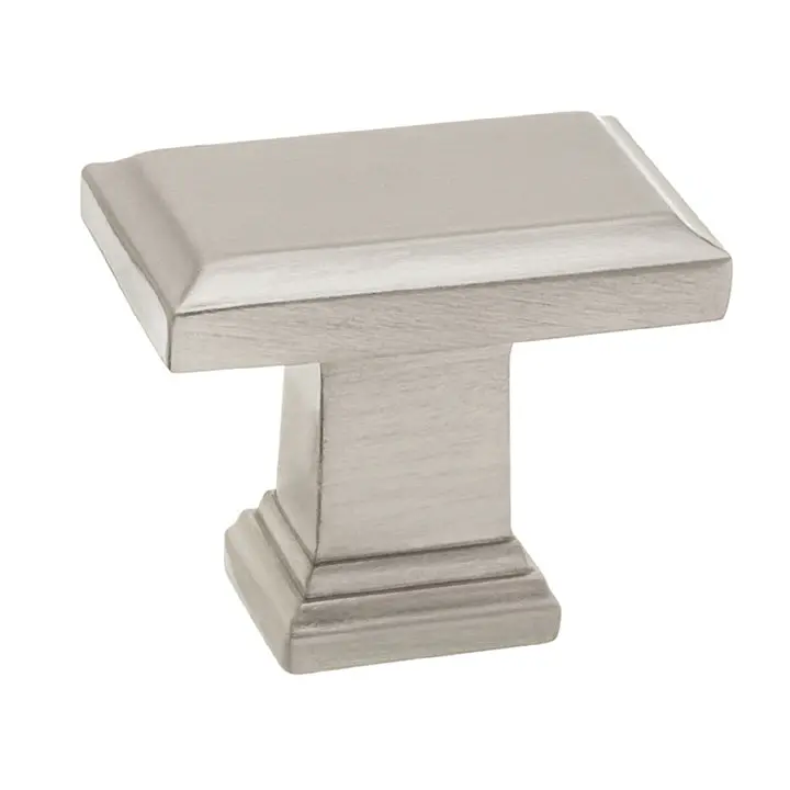 Satin Nickel Cabinet Knob – 1.5-Inch Round Hardware For Contemporary Interiors 1